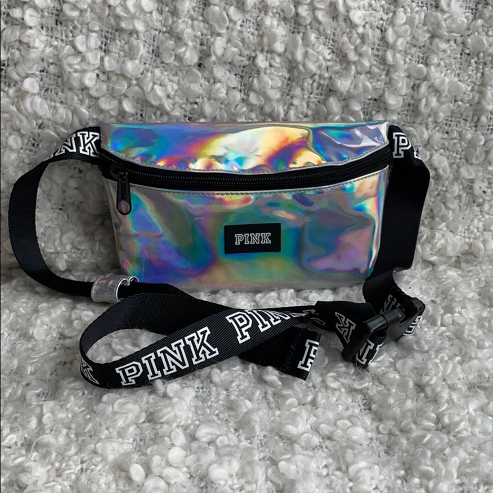 PINK Hologram Belt Bag